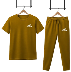 2 Pcs Men's Micro Interlock Printed Track Suit